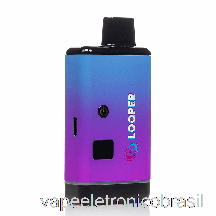 Vape Recarregável Looper Ghost Low Profile 510 Bateria Indigo / Violeta Gradiente
